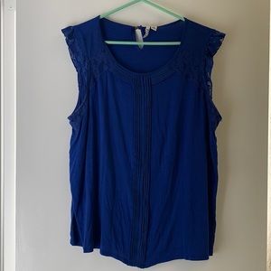 Blue work shirt